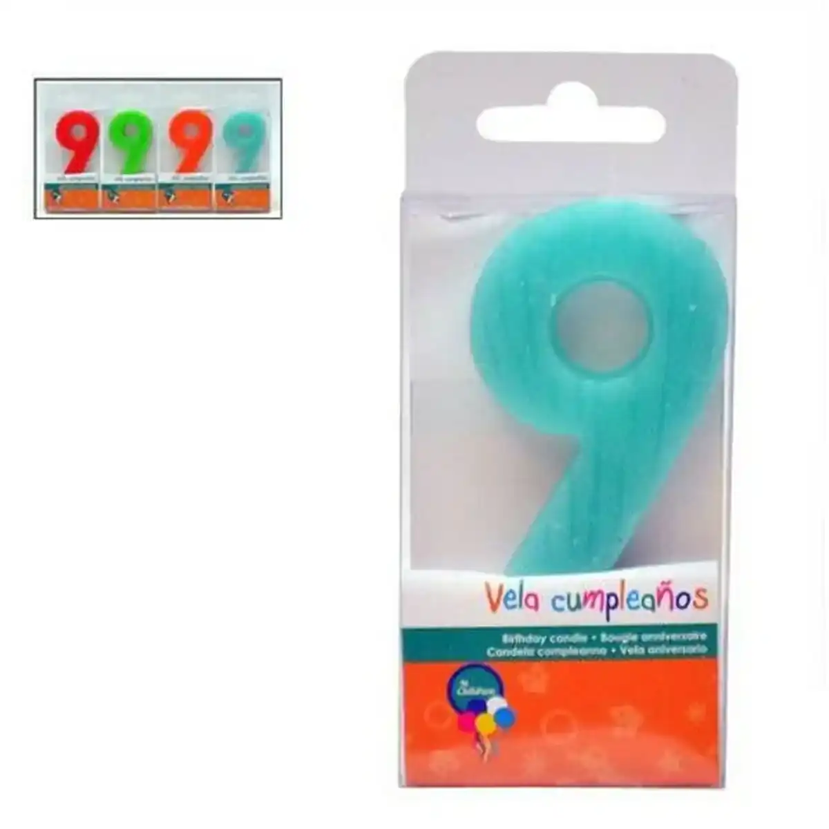 Bougie No 9 Anniversaire. SUPERDISCOUNT FRANCE