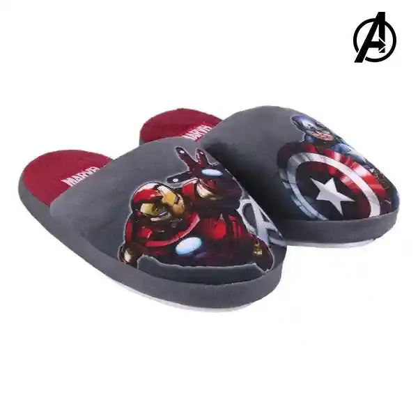 Maison Chaussons The Avengers Gris. SUPERDISCOUNT FRANCE
