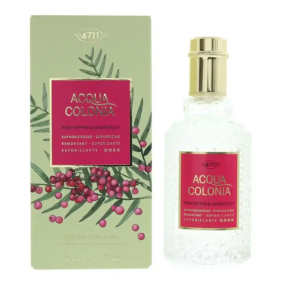 Parfum femme 4711 acqua colonia poivre rose pamplemousse edc 50 ml_9928. DIAYTAR COTE D'IVOIRE - Où la Qualité est Notre Engagement. Explorez notre boutique en ligne pour découvrir des produits conçus pour vous apporter satisfaction et plaisir.