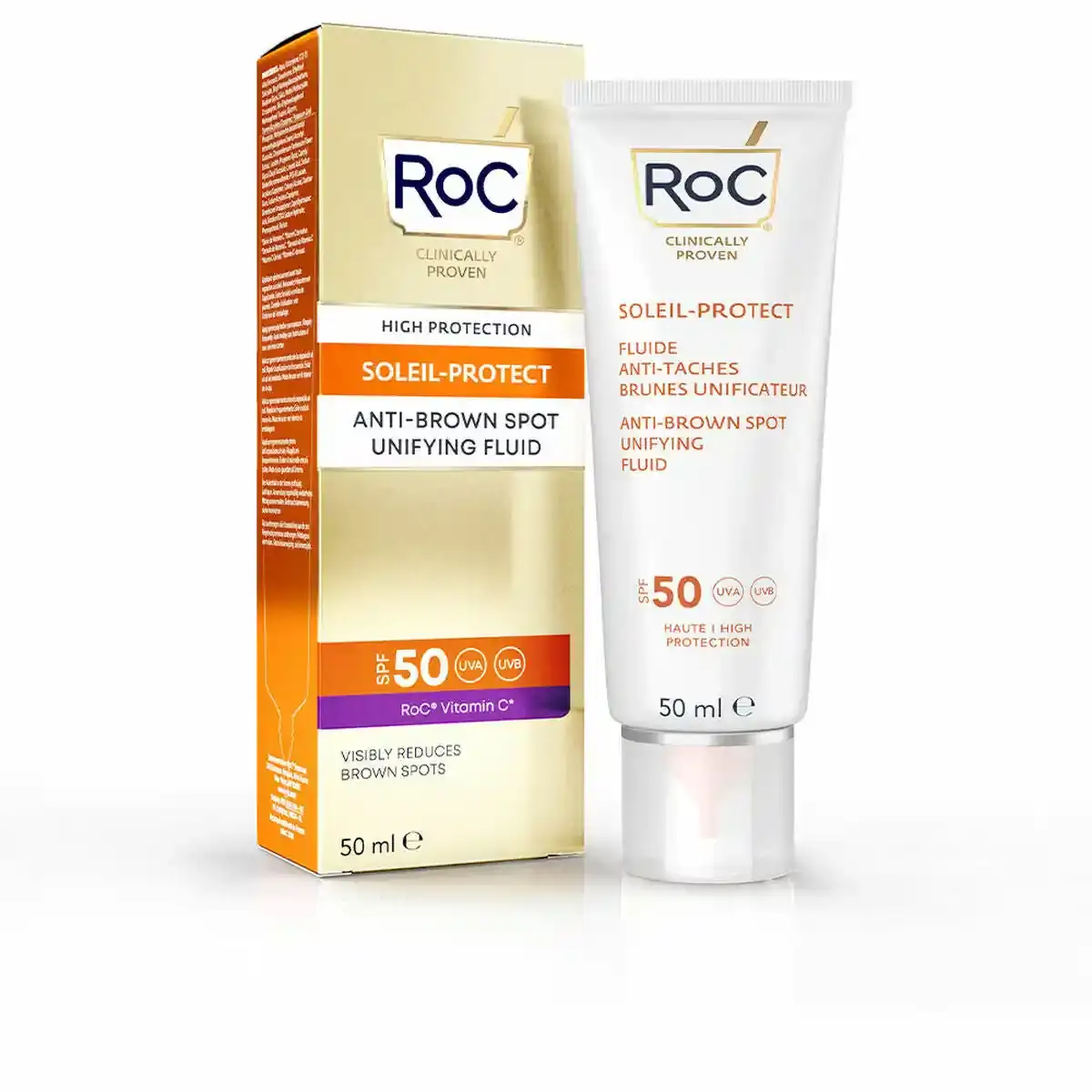 Sun block roc traitement anti taches spf 50 50 ml _1941. DIAYTAR COTE D'IVOIRE - Votre Passage vers le Raffinement. Plongez dans notre univers de produits exquis et choisissez des articles qui ajoutent une touche de sophistication à votre vie.