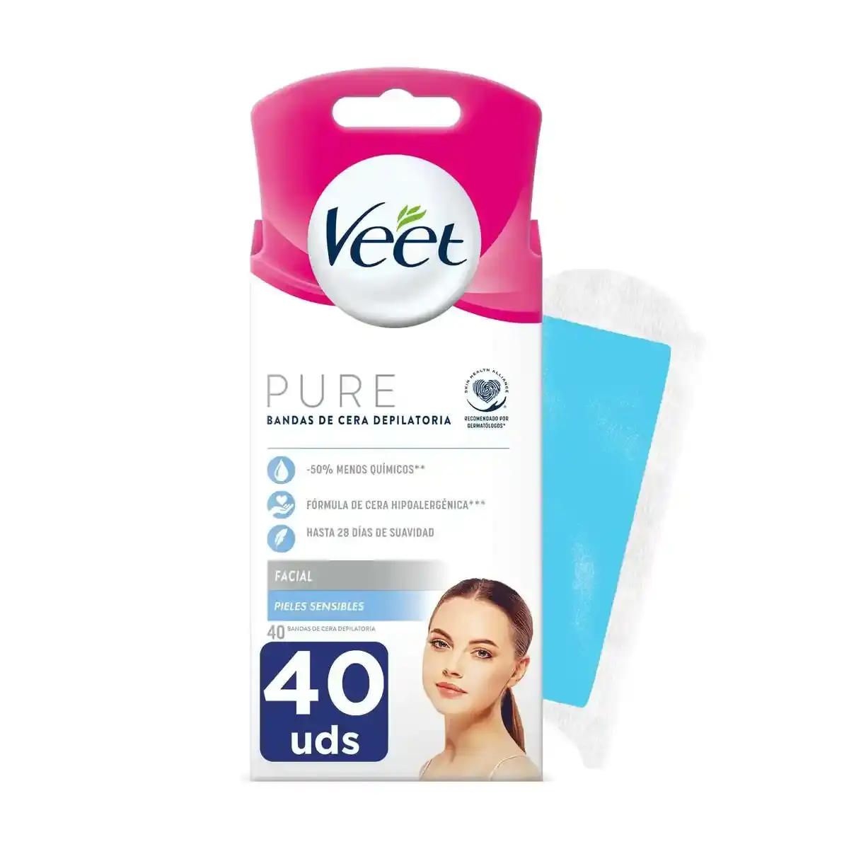 Bandes d epilation du visage veet pure peau sensible 40 unites _9812. DIAYTAR COTE D'IVOIRE - Votre Portail vers l'Extraordinaire. Parcourez nos collections et découvrez des produits qui vous emmènent au-delà de l'ordinaire, créant une expérience de shopping mémorable.