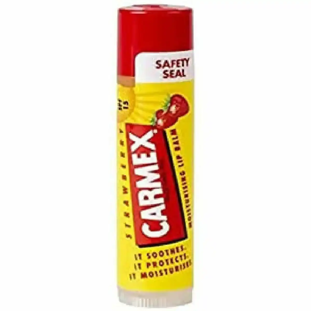 Baume levres hydratant carmex spf15 fraise 4 25 g _2343. DIAYTAR COTE D'IVOIRE - Votre Pass vers la Découverte. Explorez notre boutique en ligne et plongez dans un voyage à travers des produits authentiques et contemporains, tous réunis sous un même toit.