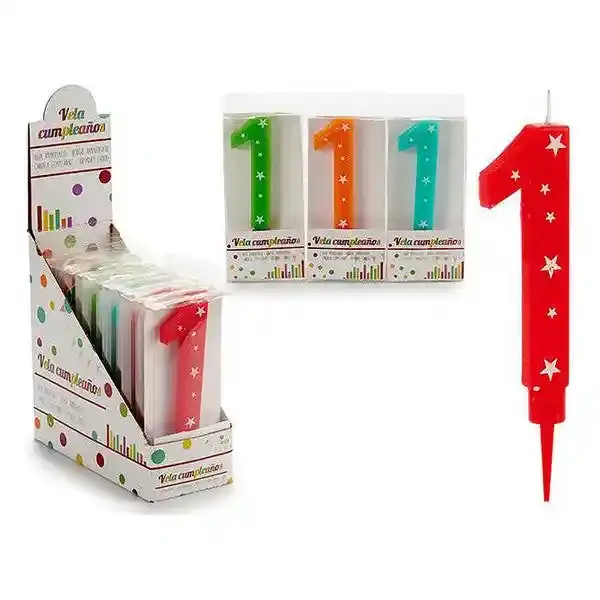 Bougie 1 Anniversaire. SUPERDISCOUNT FRANCE