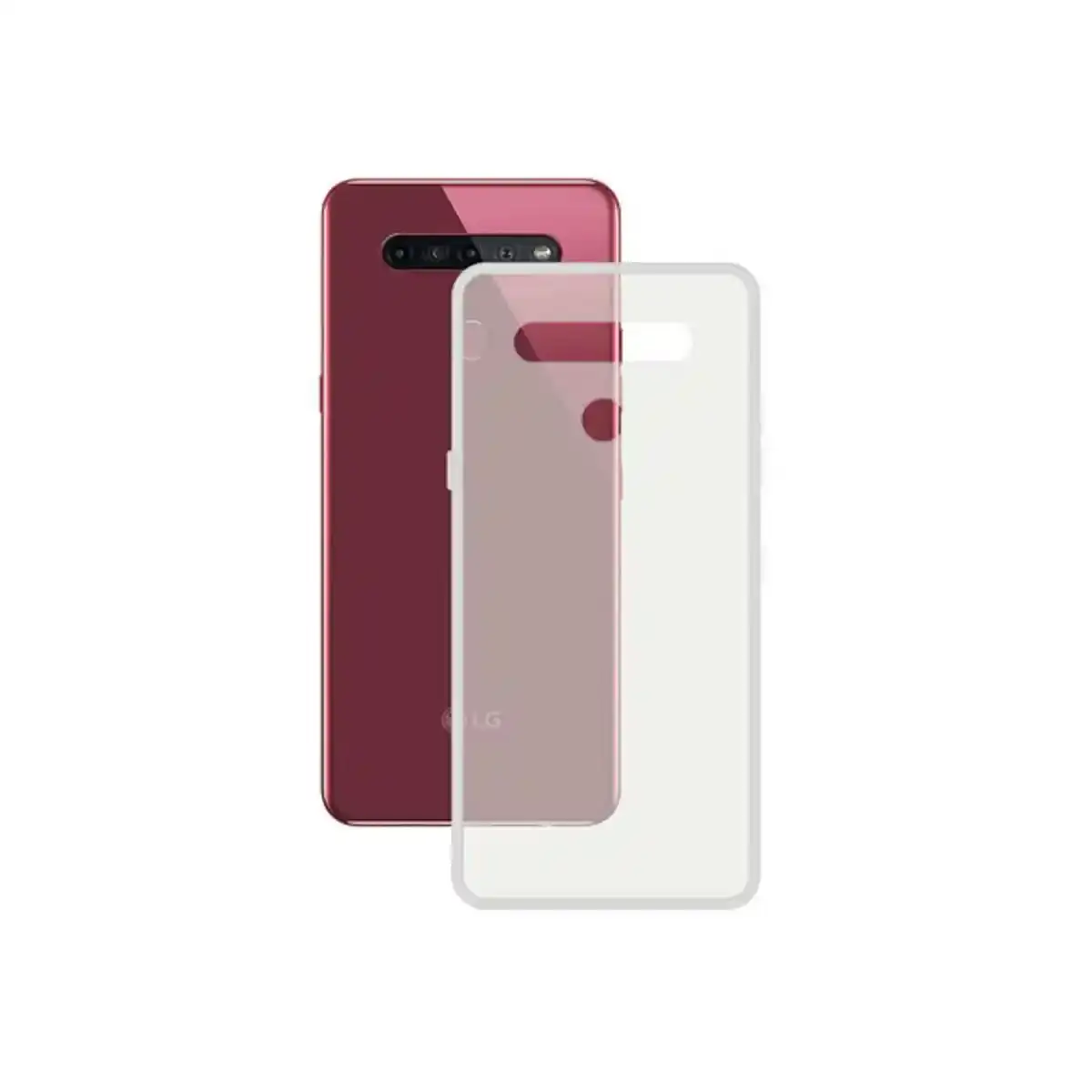 Coque mobile LG K51S Contact TPU Transparent. SUPERDISCOUNT FRANCE