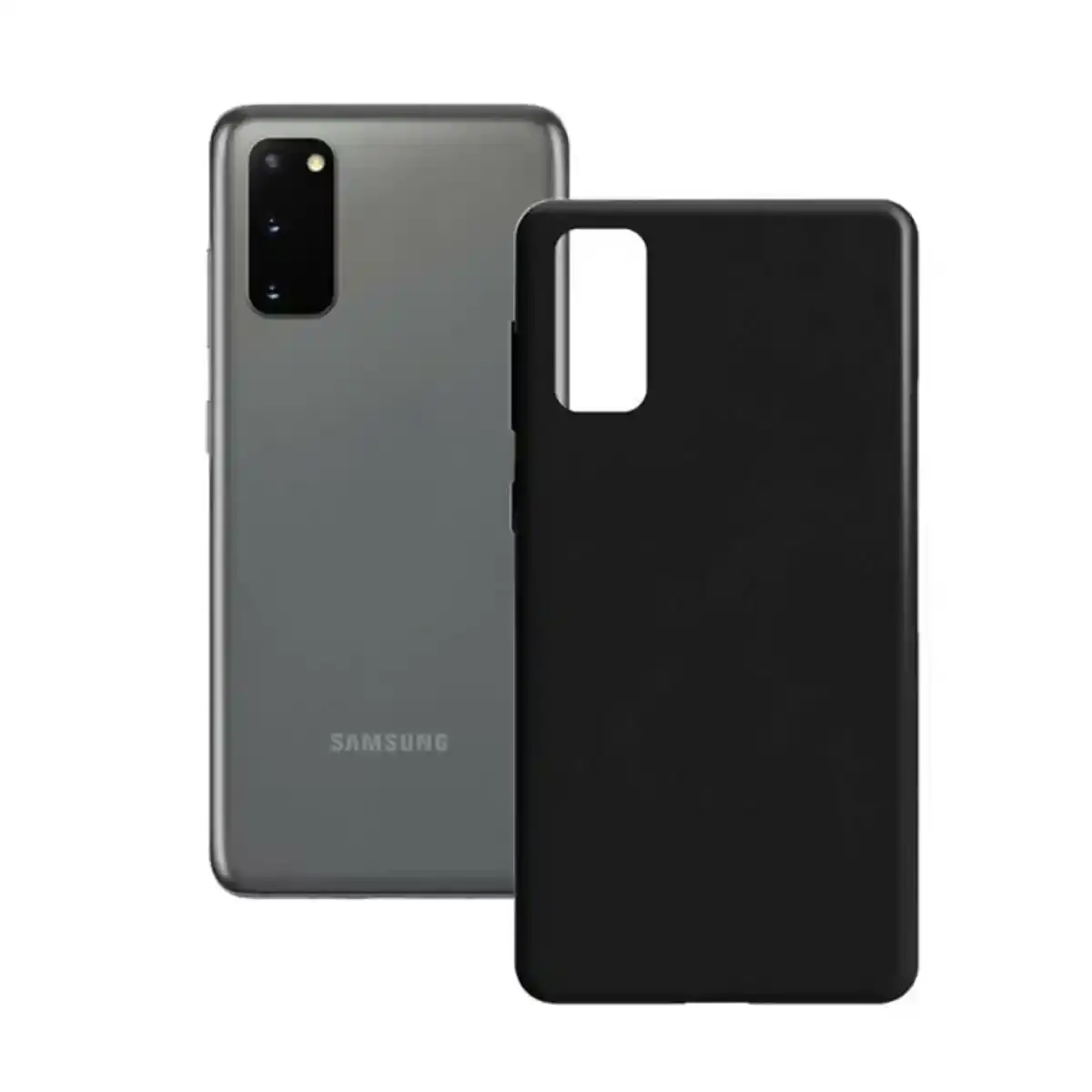 Coque mobile samsung galaxy s20 contact silk tpu noir_2001. DIAYTAR COTE D'IVOIRE - Où Chaque Achat Raconte une Histoire. Explorez notre boutique en ligne et créez votre propre narration à travers notre diversité de produits, chacun portant une signification unique.