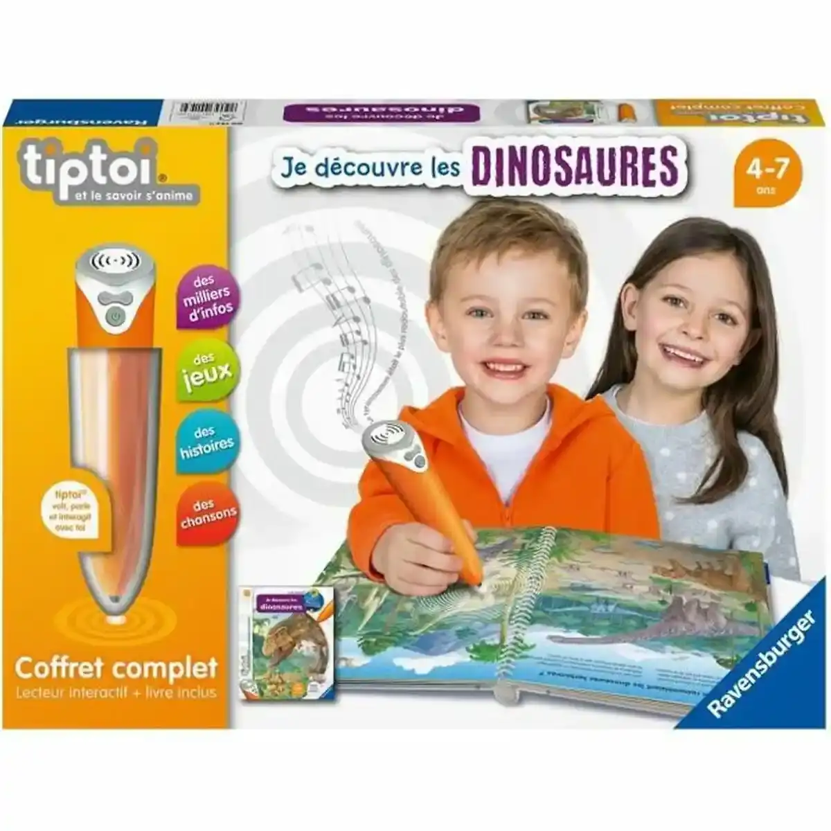 Jeu éducatif Ravensburger Dinosaures. SUPERDISCOUNT FRANCE