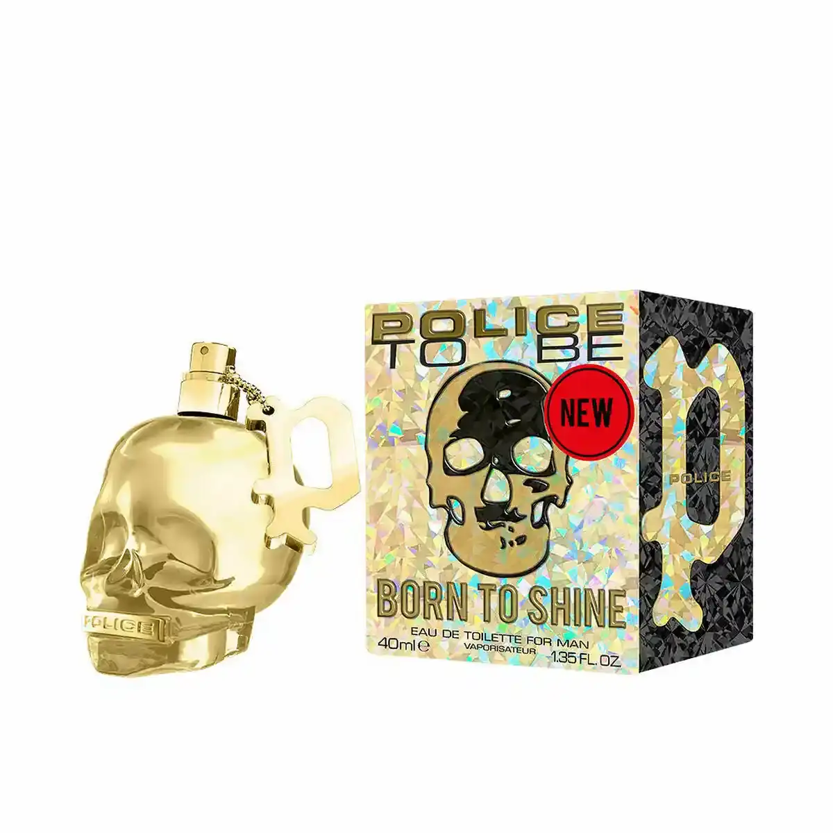 Parfum homme police to be born to shine for man edt 40 ml _2305. DIAYTAR COTE D'IVOIRE - Votre Passage vers l'Élégance Abordable. Explorez notre collection où chaque produit est choisi pour sa qualité et son accessibilité, incarnant ainsi l'essence du Côte d'Ivoire.