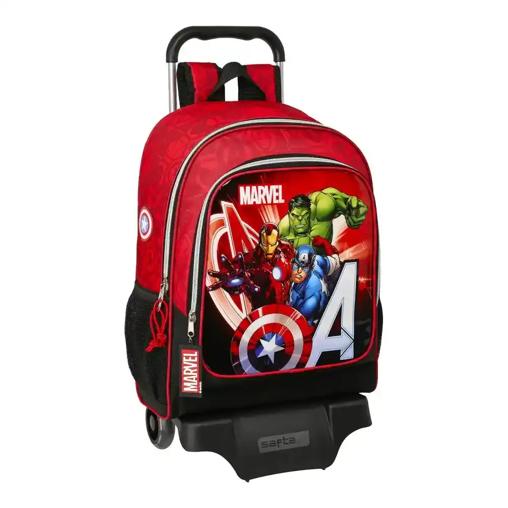 Sac à dos scolaire à roulettes The Avengers Infinity Rouge Noir 14 L. SUPERDISCOUNT FRANCE