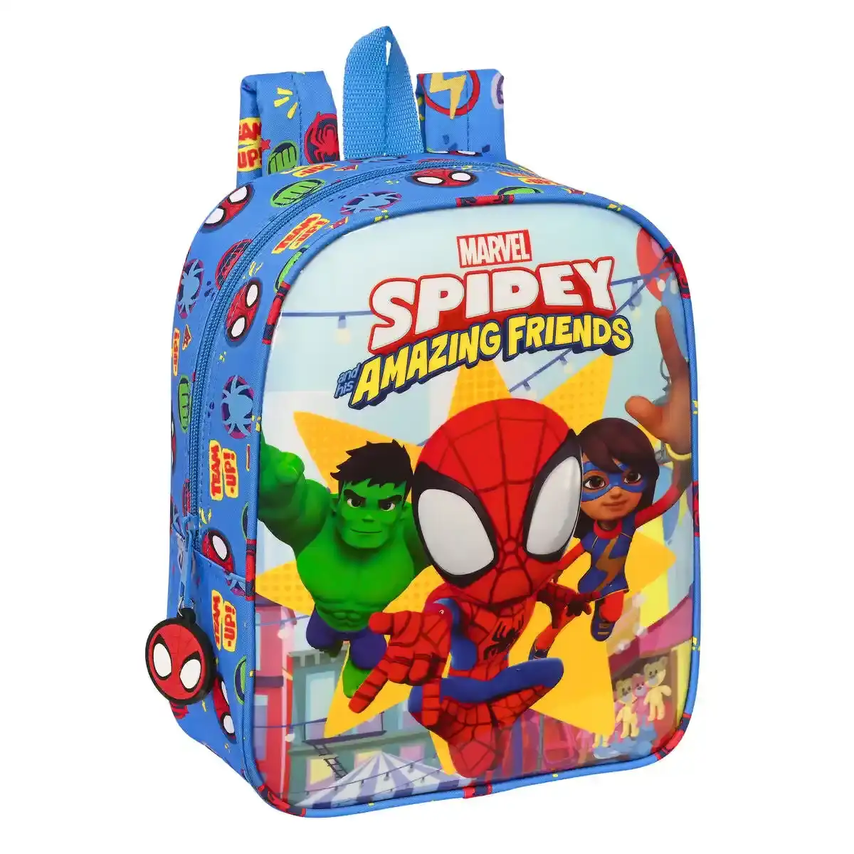 Sac enfant Spiderman Team up Bleu (22 x 27 x 10 cm). SUPERDISCOUNT FRANCE