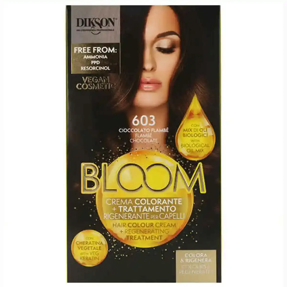 Teinture permanente bloom dikson muster 603 chocolat_2090. DIAYTAR COTE D'IVOIRE - Là où Chaque Produit Évoque une Émotion. Parcourez notre catalogue et choisissez des articles qui vous touchent et qui enrichissent votre expérience.