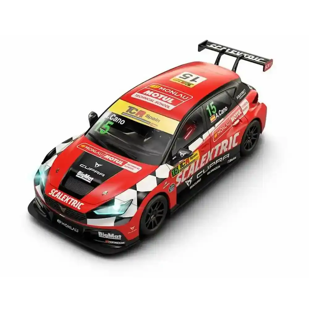 Voiture Scalextric Cupra TCR Monlau. SUPERDISCOUNT FRANCE