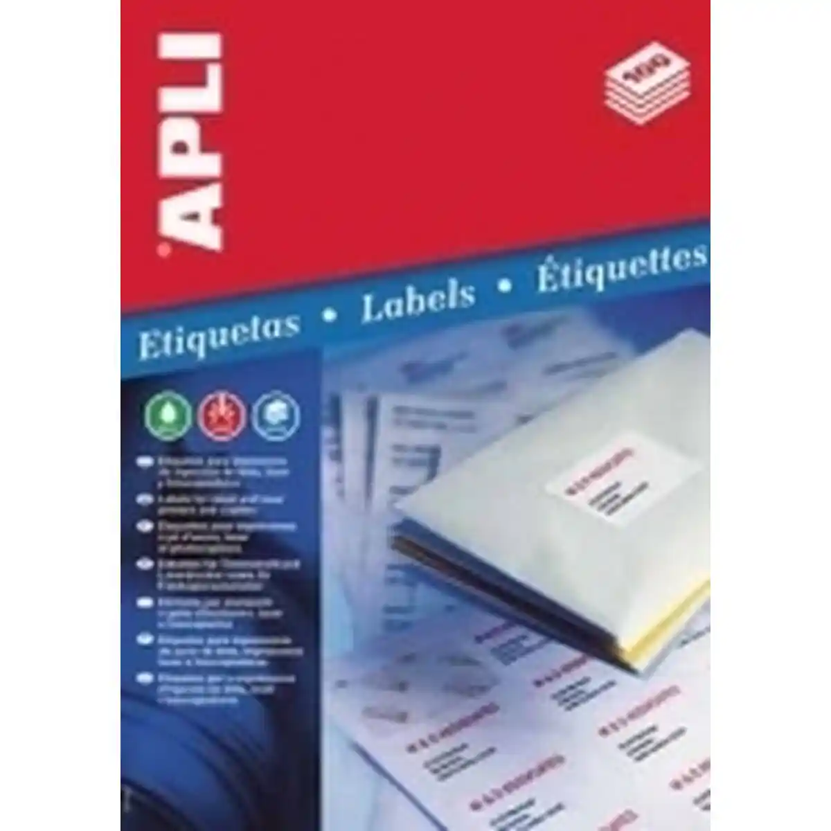 Adhésifs/Étiquettes Apli 581243 210 x 148 mm 200 Feuilles. SUPERDISCOUNT FRANCE