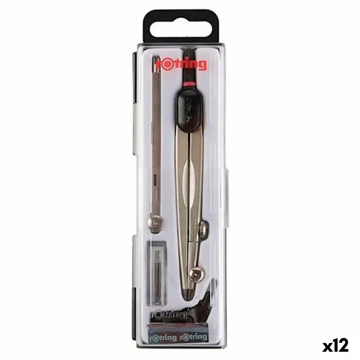 Boussole Rotring 4 Pièces (12 Unités). SUPERDISCOUNT FRANCE