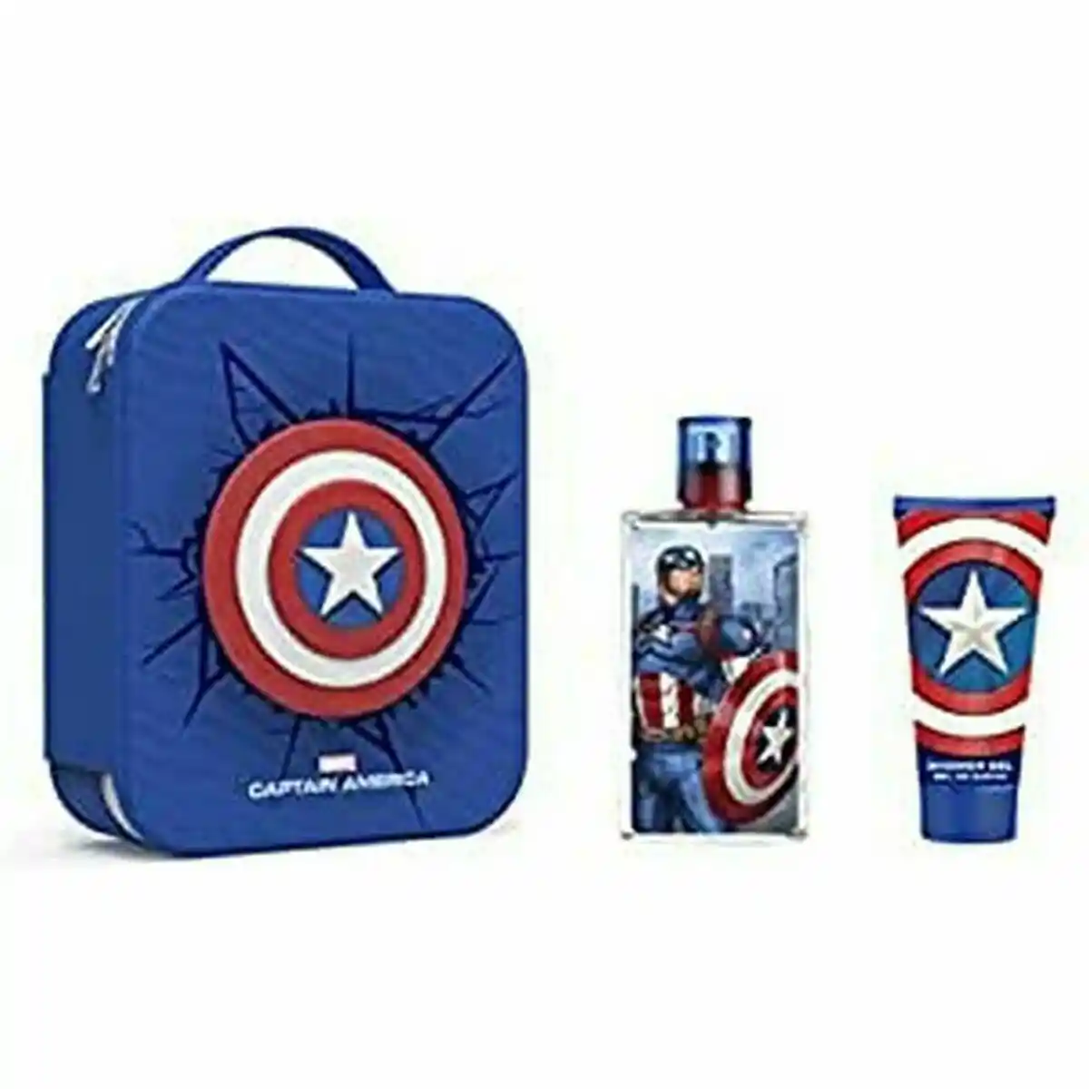 Coffret Parfum Enfant Cartoon Captain America 3 Pièces. SUPERDISCOUNT FRANCE