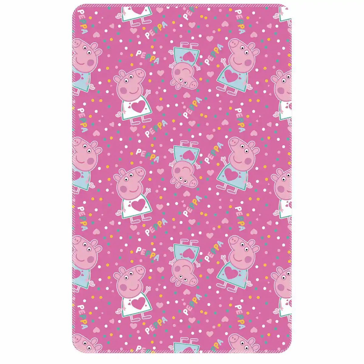 Couverture Peppa Pig Cosy Corner Rose (95 x 150 cm). SUPERDISCOUNT FRANCE