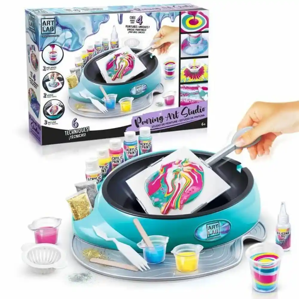 Images à colorier dans Canal Toys Pouring Painting Studio. SUPERDISCOUNT FRANCE