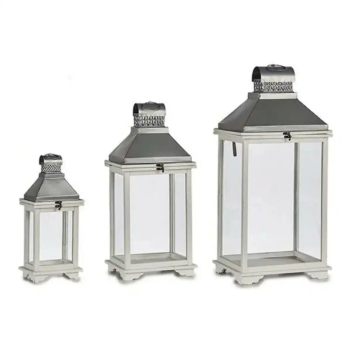 Lanterne 3 pieces _8988. DIAYTAR COTE D'IVOIRE - L'Art de Vivre en Couleurs. Découvrez notre boutique en ligne et trouvez des produits qui ajoutent une palette vibrante à votre quotidien.