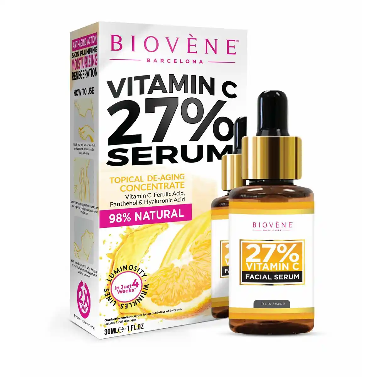 Serum illuminateur biovene vitamine c vitamine c 30 ml_1219. DIAYTAR COTE D'IVOIRE - Où Choisir Devient un Plaisir. Découvrez notre boutique en ligne et choisissez parmi une variété de produits qui satisferont tous vos besoins.