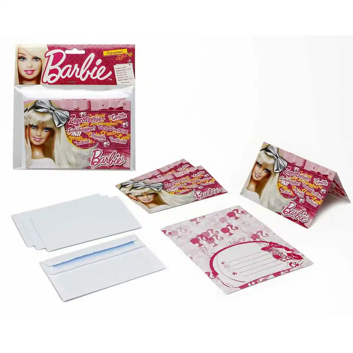 Set de fournitures de fete barbie 15 x 10 cm enveloppes invitations_8907. Bienvenue sur DIAYTAR COTE D'IVOIRE - Où Choisir Rime avec Qualité. Explorez notre gamme diversifiée et découvrez des articles conçus pour répondre à vos attentes élevées.