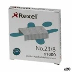 Agrafes Rexel 23/8 (20 Unités). SUPERDISCOUNT FRANCE