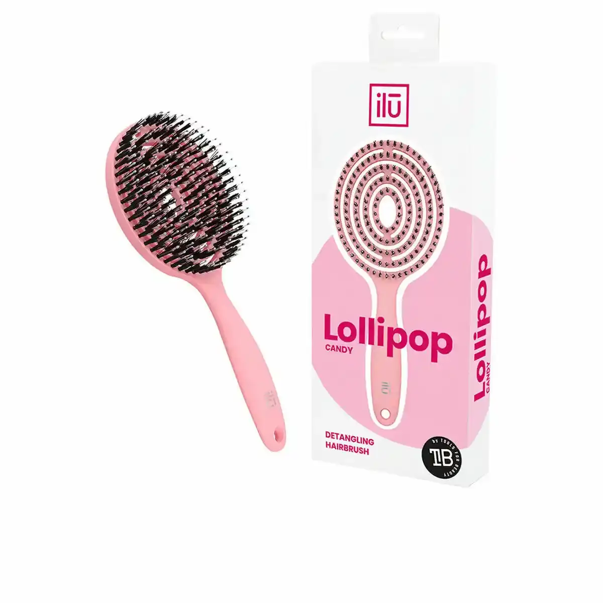 Brosse a cheveux demelante ilu lollipop rose_9177. DIAYTAR COTE D'IVOIRE - Votre Destination Shopping Exquise. Explorez notre boutique en ligne et découvrez des trésors qui ajoutent une touche de sophistication à votre style et à votre espace.