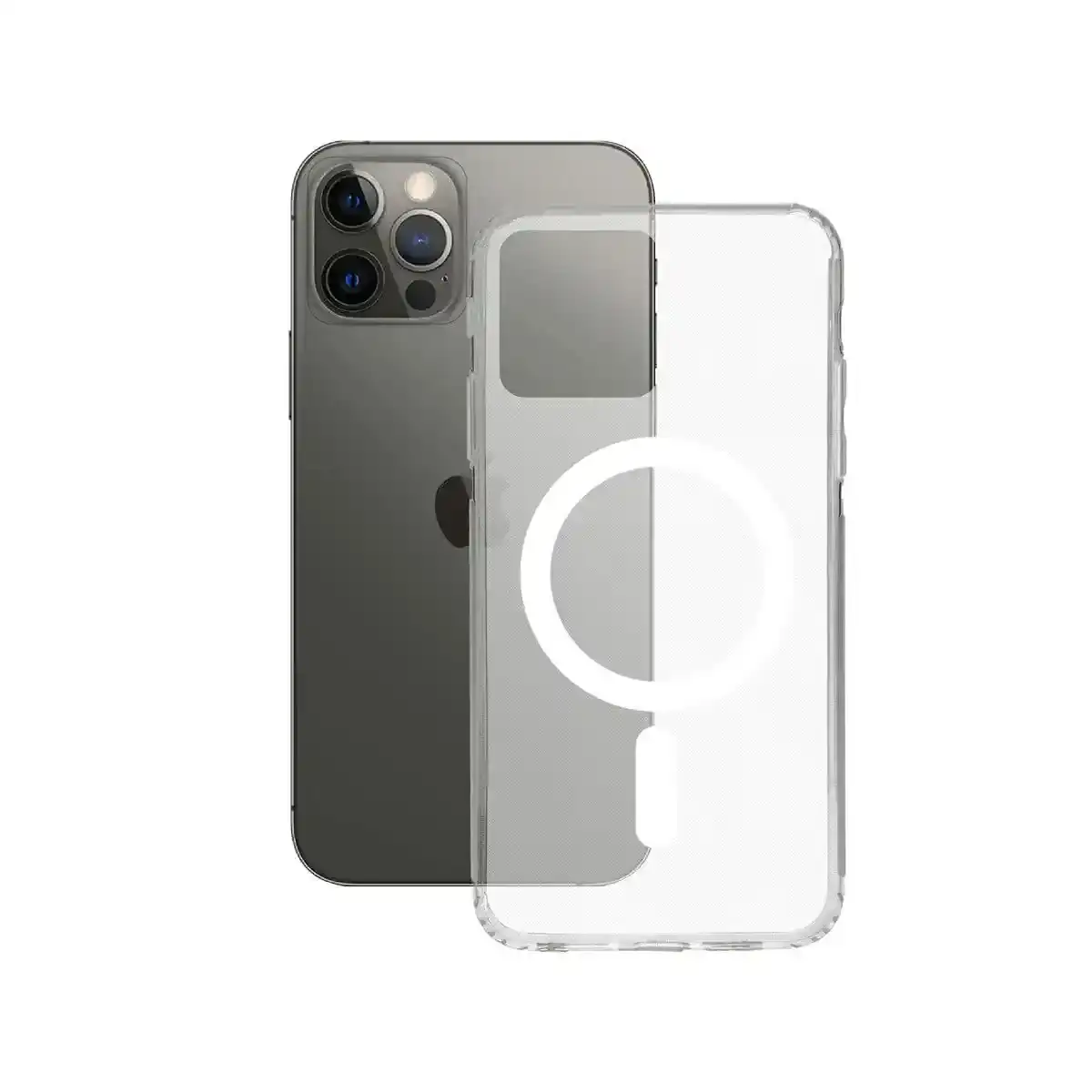 Coque mobile IPHONE 12 PRO KSIX Transparent. SUPERDISCOUNT FRANCE