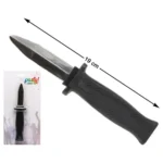 Couteau 19 cm noir_1816. Bienvenue chez DIAYTAR COTE D'IVOIRE - Votre Plateforme Shopping pour Tous. Découvrez un large éventail de produits qui célèbrent la diversité et la beauté du Côte d'Ivoire.