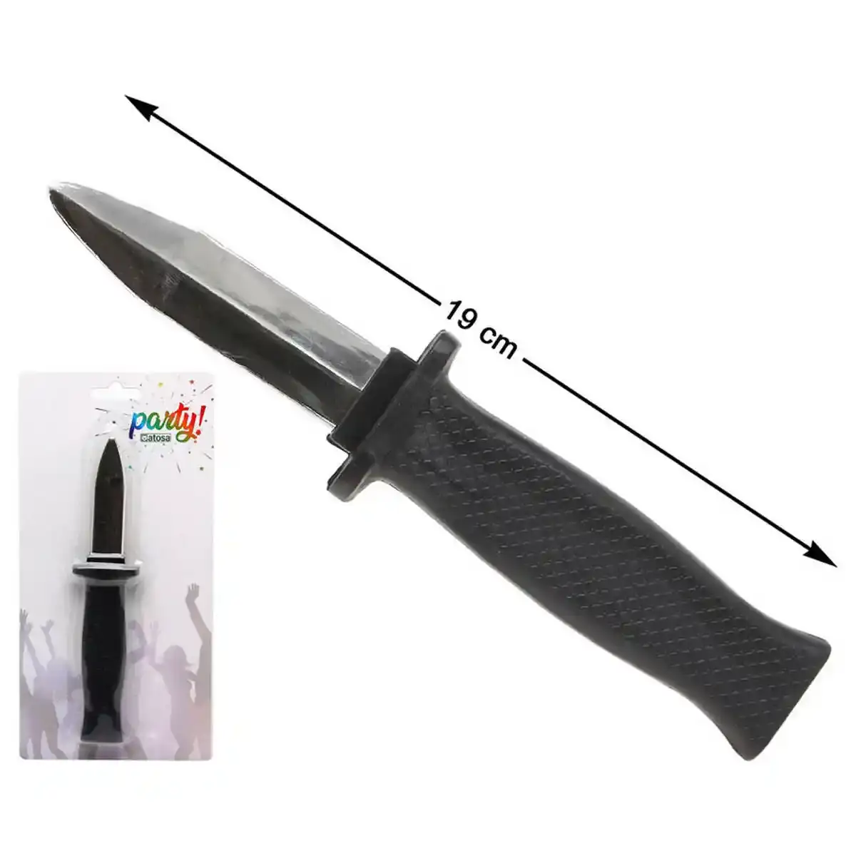 Couteau 19 cm noir_1816. Bienvenue chez DIAYTAR COTE D'IVOIRE - Votre Plateforme Shopping pour Tous. Découvrez un large éventail de produits qui célèbrent la diversité et la beauté du Côte d'Ivoire.