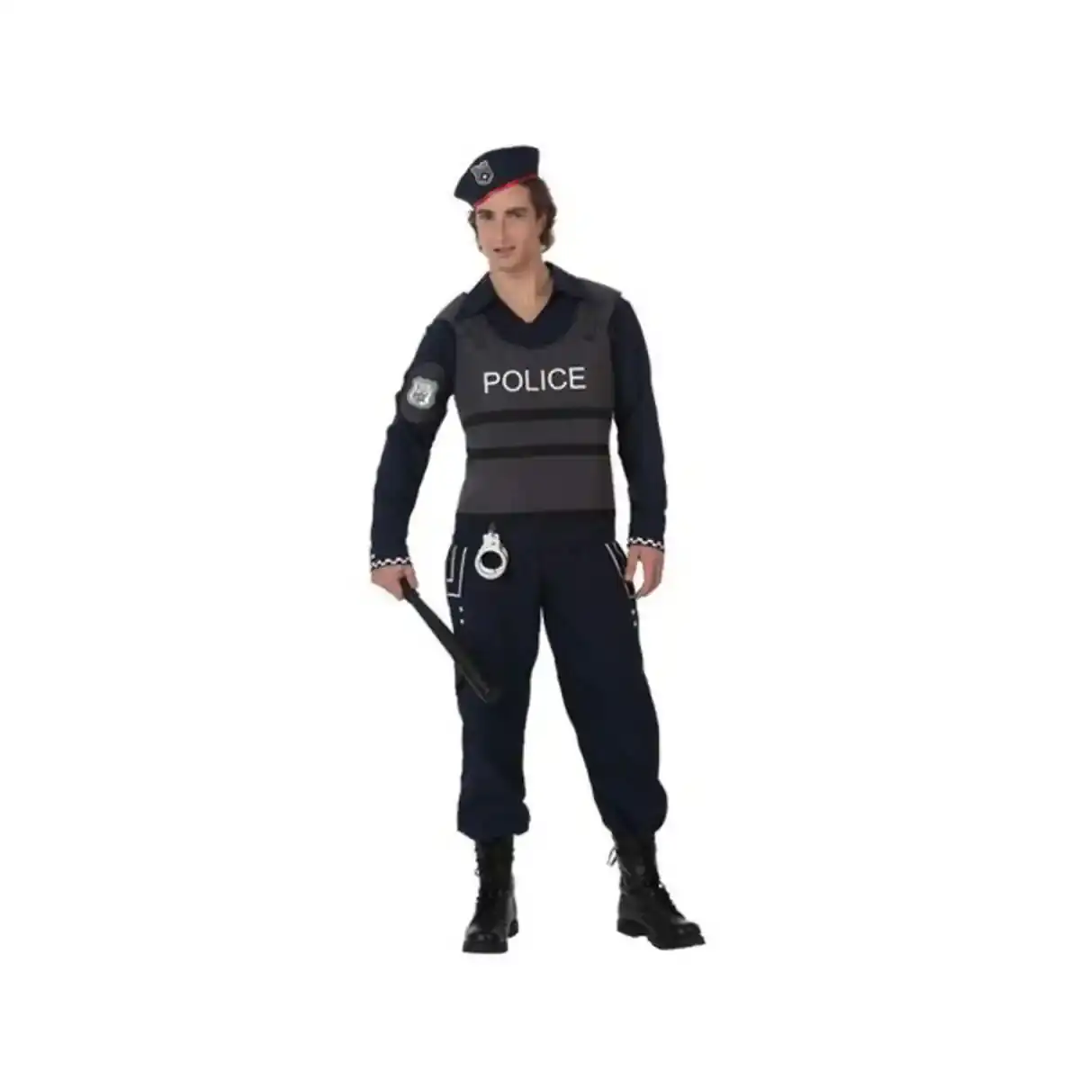 Deguisement policier bleu adulte_2893. DIAYTAR COTE D'IVOIRE - L'Art de Choisir, l'Art de Vivre. Explorez notre univers de produits soigneusement sélectionnés pour vous offrir une expérience shopping riche et gratifiante.
