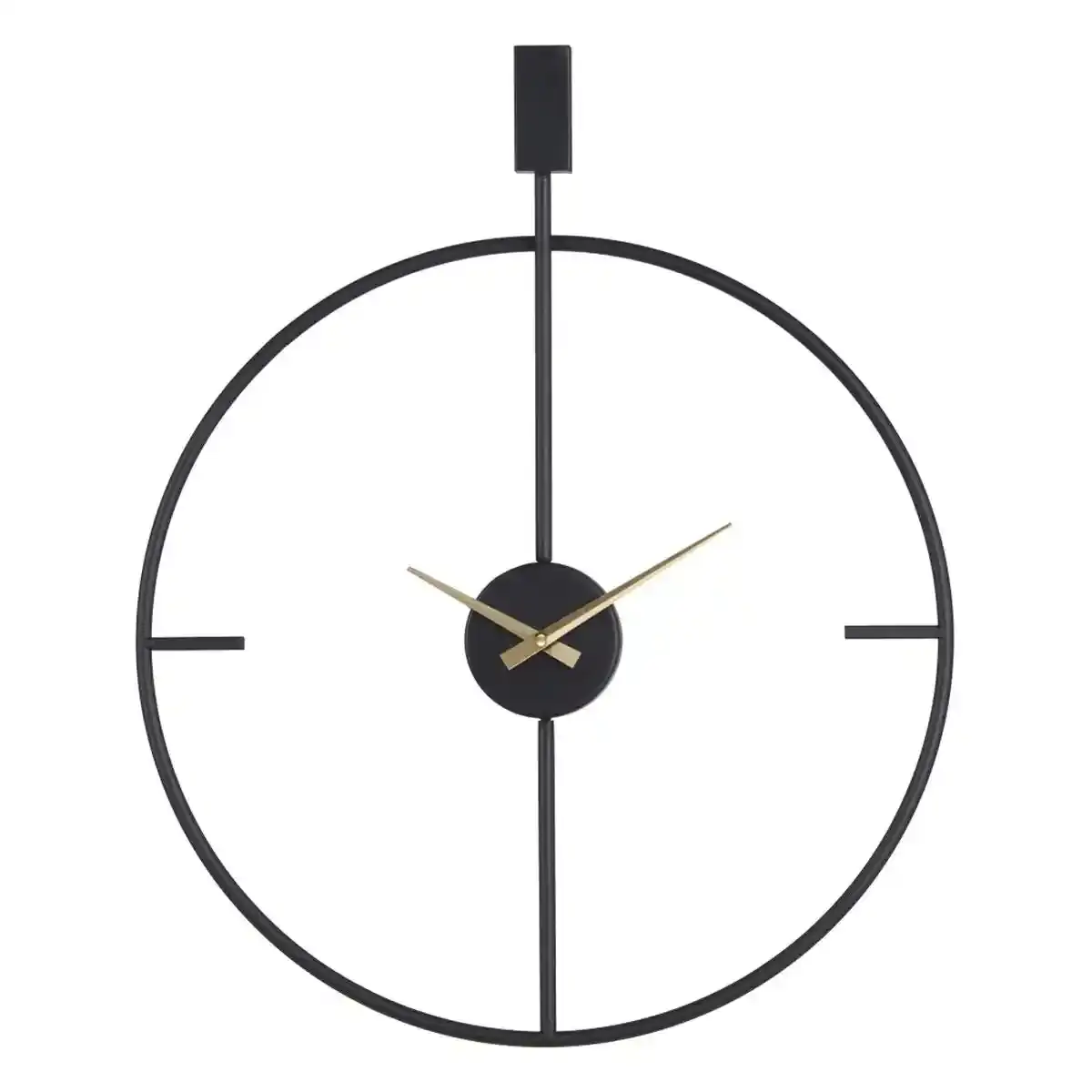 Horloge murale 50 x 5 x 62 cm metal noir_6642. Entrez dans le Monde de DIAYTAR COTE D'IVOIRE - Où Chaque Produit Raconte une Histoire Unique. Explorez notre sélection et laissez-vous transporter par des récits à travers les articles que vous choisissez.