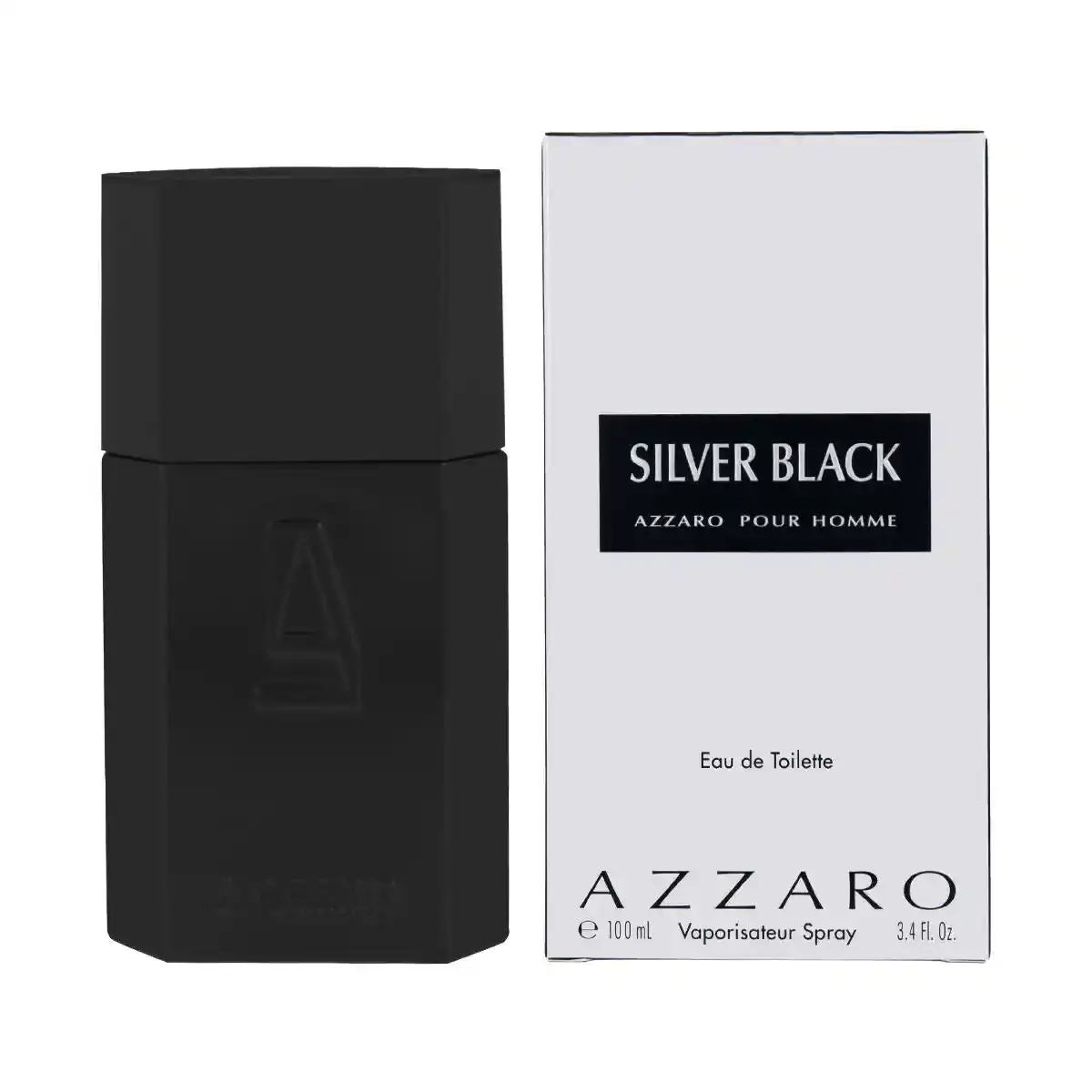 Parfum homme azzaro edt silver black 100 ml _9767. DIAYTAR COTE D'IVOIRE - Où Choisir est un Voyage Cultuel. Explorez notre boutique en ligne et découvrez des produits qui célèbrent la richesse et la diversité culturelle du Côte d'Ivoire.