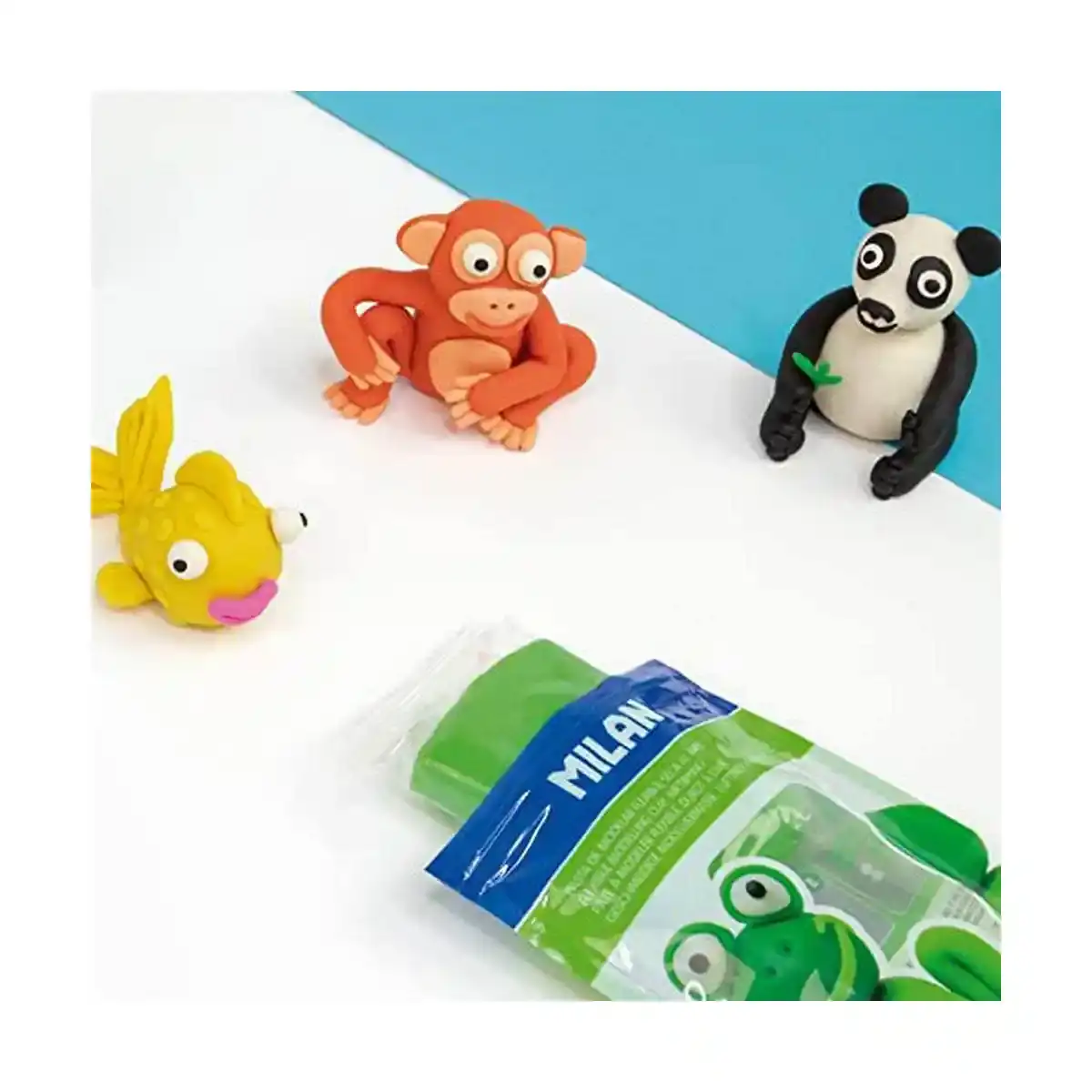 Pâte à modeler Milan Modeling play Jaune. SUPERDISCOUNT FRANCE