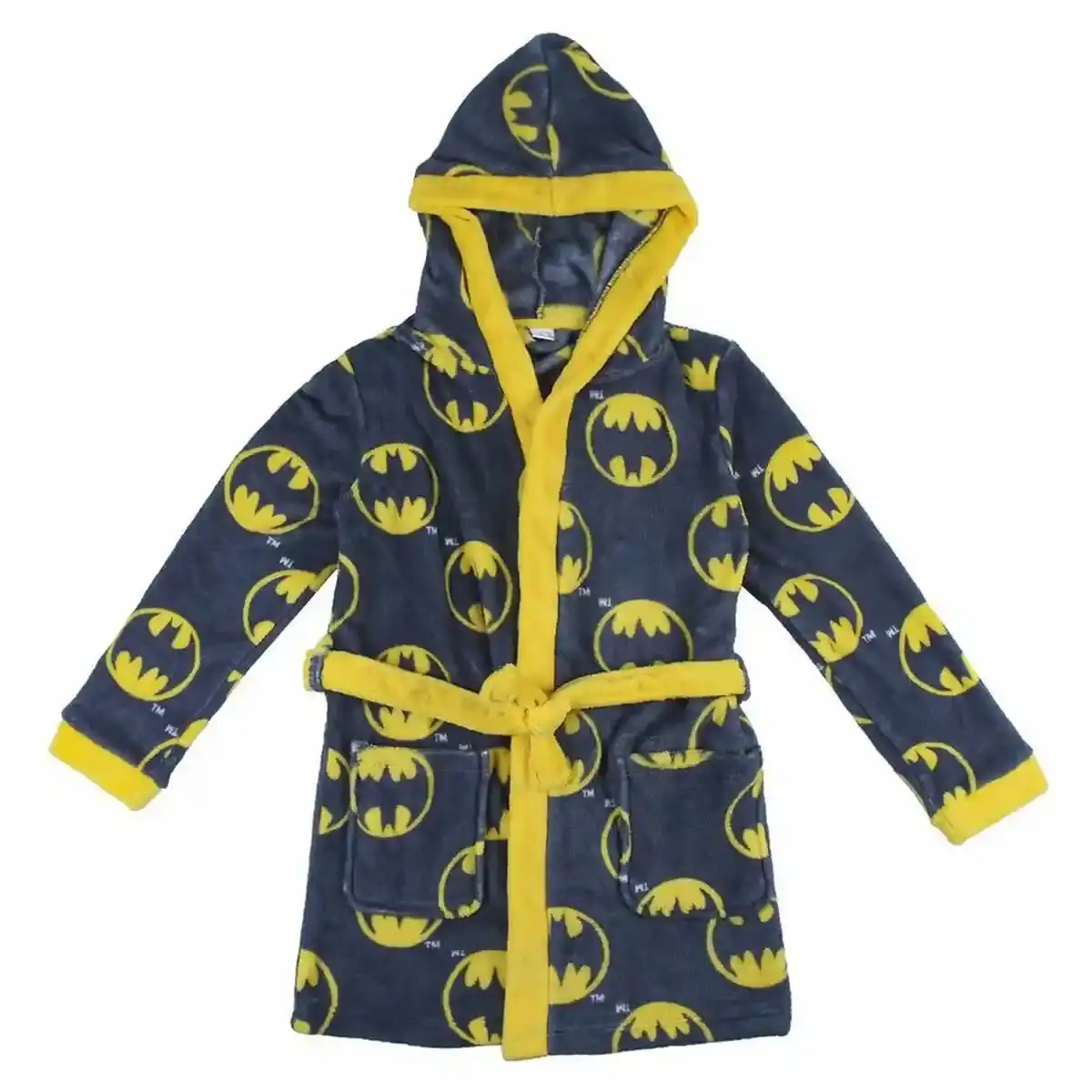 Peignoir Enfant Batman Gris foncé. SUPERDISCOUNT FRANCE