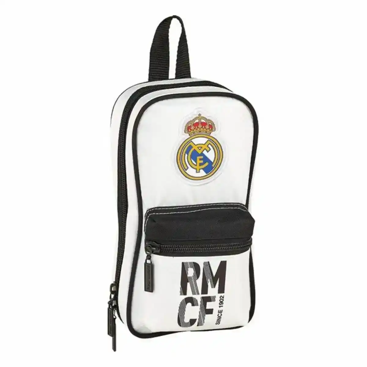 Sac à dos Trousse Real Madrid C.F. Blanc Noir (33 pièces). SUPERDISCOUNT FRANCE