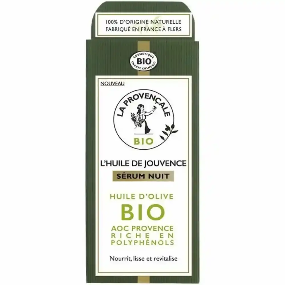 Serum nuit la provencale bio huile de jeunesse_6758. DIAYTAR COTE D'IVOIRE - Là où Vos Rêves Prendent Forme. Plongez dans notre catalogue diversifié et trouvez des produits qui enrichiront votre quotidien, du pratique à l'exceptionnel.