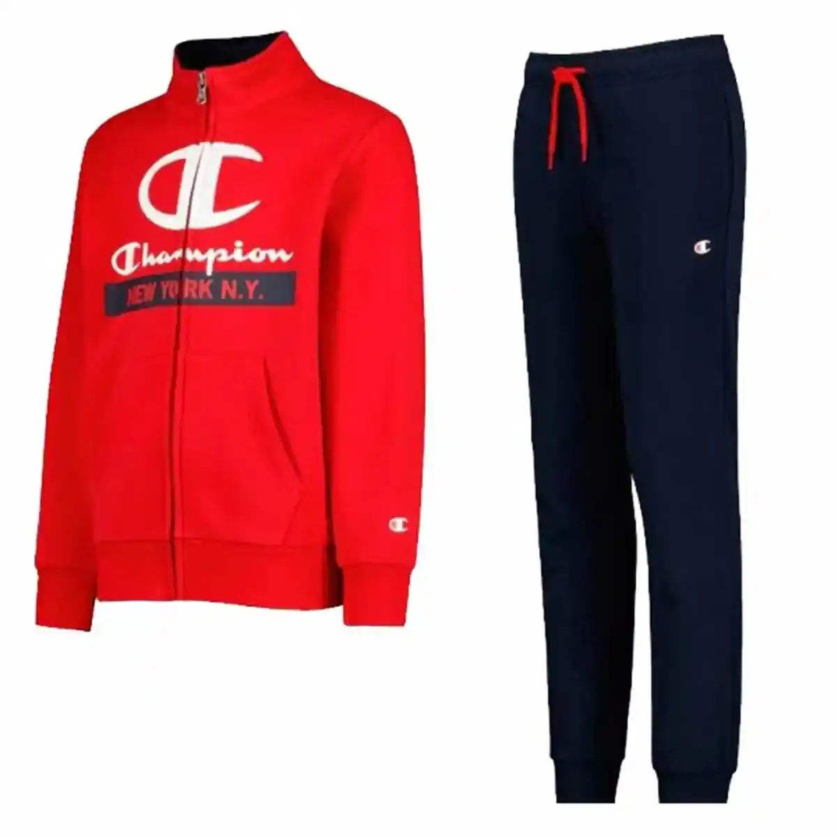 Survêtement Enfant Champion Avec zip Rouge. SUPERDISCOUNT FRANCE