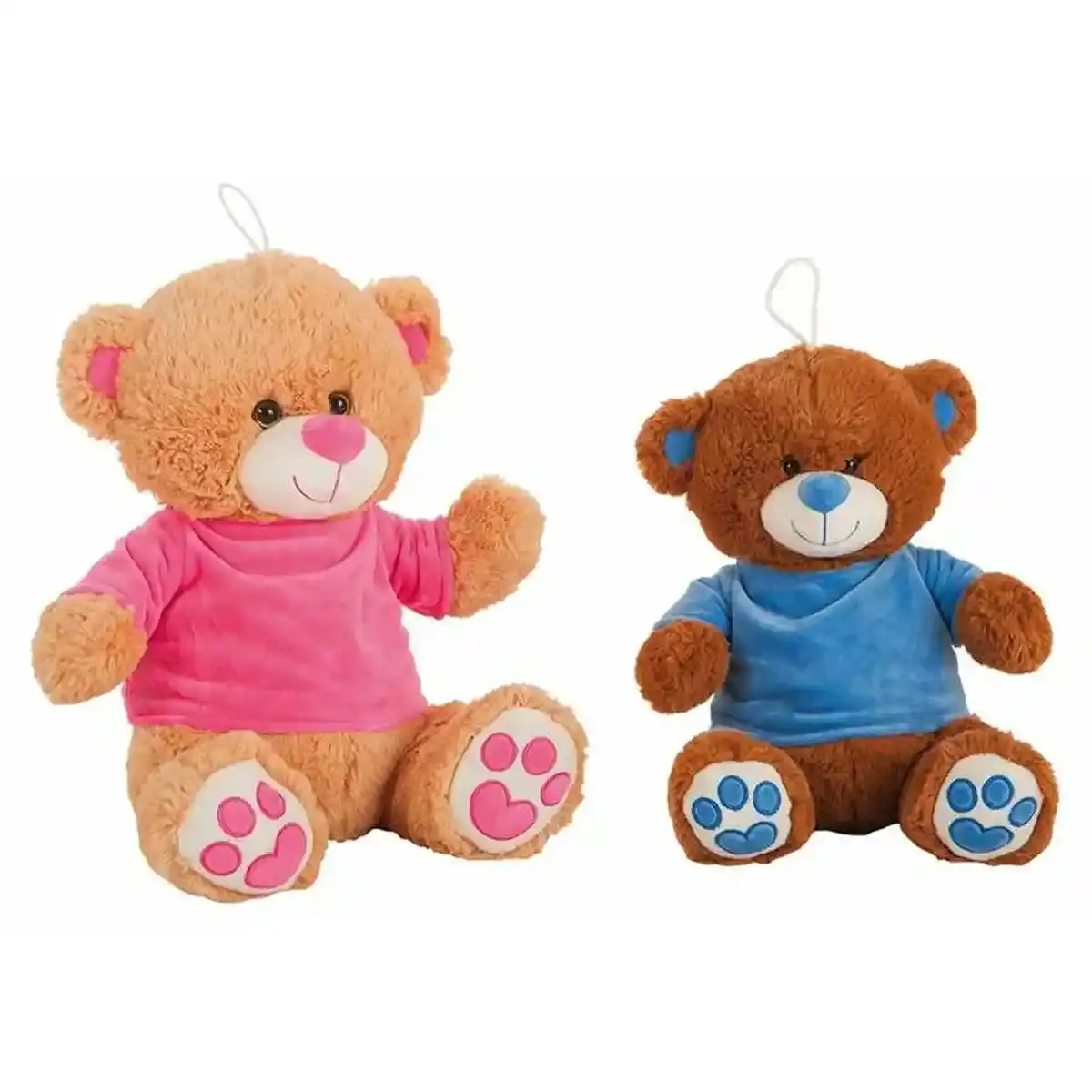 T-shirt Teddy Bear 32 cm Velours. SUPERDISCOUNT FRANCE