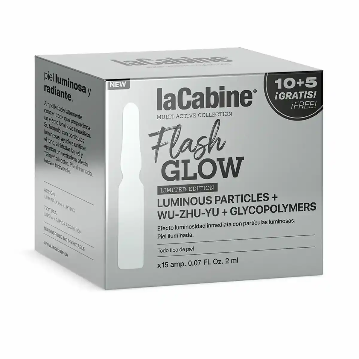 Ampoules lacabine flash glow 15 unites 2 ml_5733. Bienvenue sur DIAYTAR COTE D'IVOIRE - Où Chaque Article a son Histoire. Découvrez notre sélection méticuleuse de produits qui racontent l'authenticité et la beauté du Côte d'Ivoire.