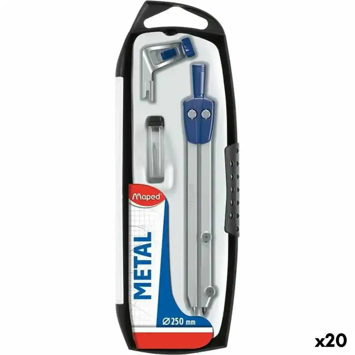 Boussole Maped 3 Pièces Métal (20 Unités). SUPERDISCOUNT FRANCE