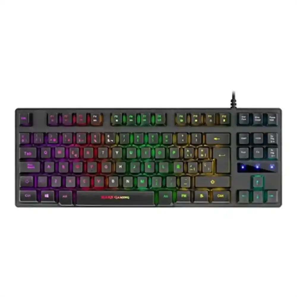 Clavier Gaming Mars Gaming MKTKLES LED RGB. SUPERDISCOUNT FRANCE