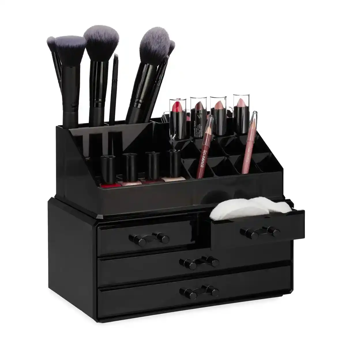 Organisateur de maquillage relaxdays reconditionne c _3724. DIAYTAR COTE D'IVOIRE - Où Chaque Achat Raconte une Histoire. Parcourez notre boutique en ligne pour trouver des articles qui évoquent le savoir-faire et la tradition du Côte d'Ivoire.