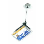 Porte-cartes d'identité Durable DELUXE PRO Anthracite (10Unités). SUPERDISCOUNT FRANCE