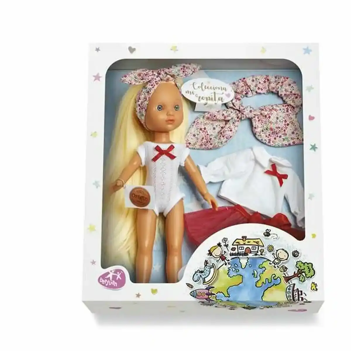 Poupée bébé Berjuan Eva 12120-21 35 cm. SUPERDISCOUNT FRANCE