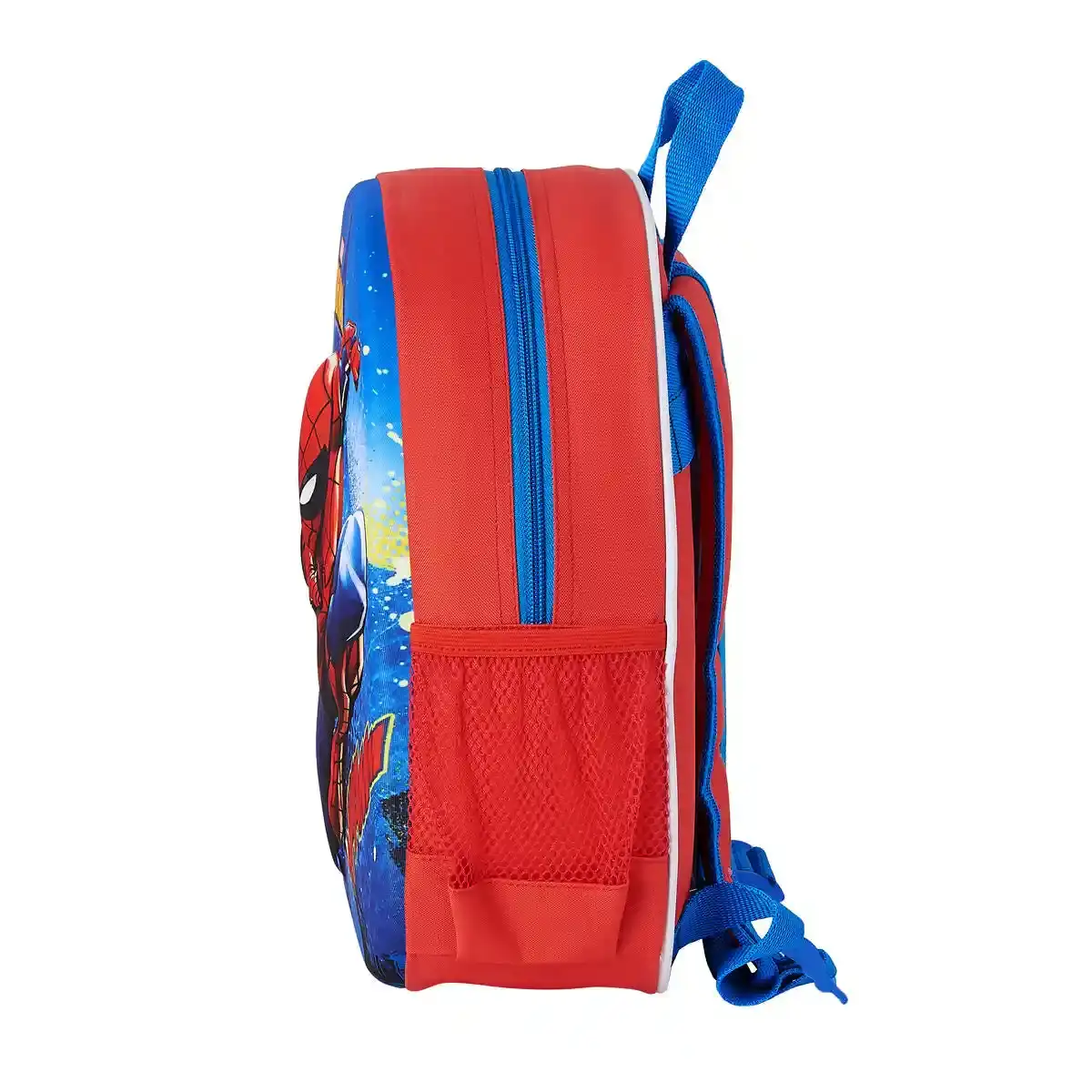 Sac enfant 3D Spiderman Rouge Bleu (27 x 32 x 10 cm). SUPERDISCOUNT FRANCE