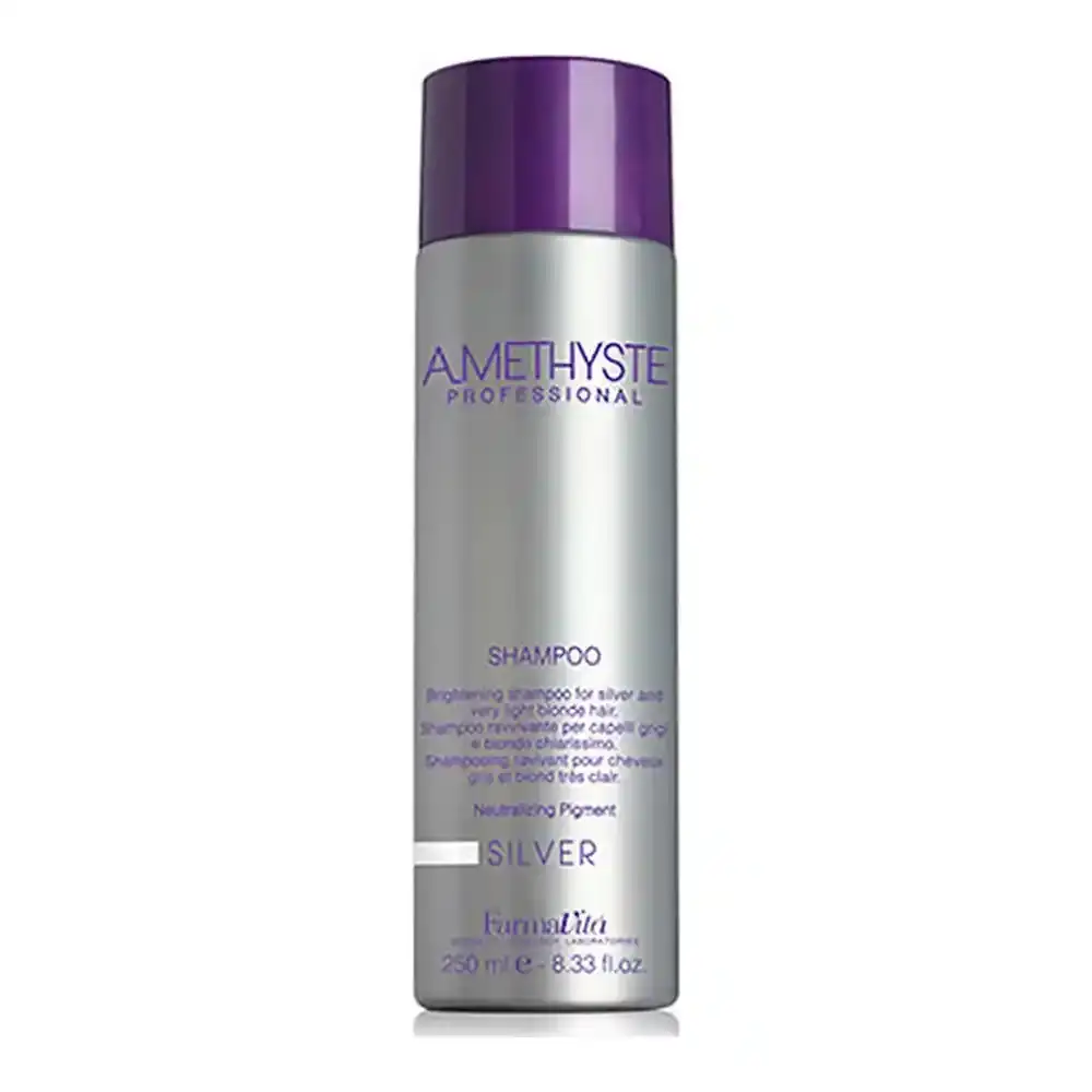 Shampooing pour cheveux blonds ou grisonnants amethyste silver farmavita_8378. Entrez dans l'Univers de DIAYTAR COTE D'IVOIRE - Où le Choix Rencontre l'Authenticité. Explorez nos rayons virtuels et trouvez des produits qui incarnent la richesse de notre culture.