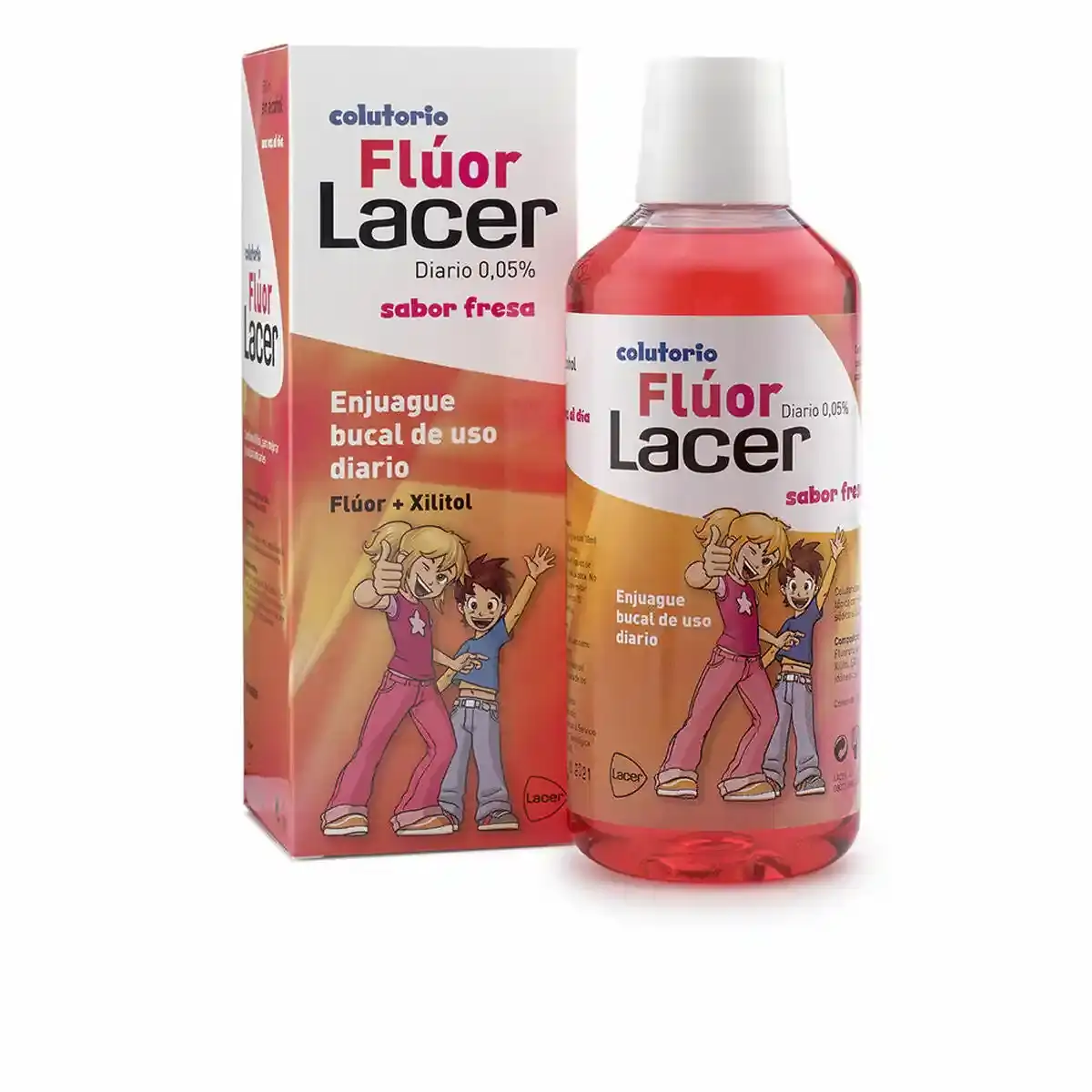 Bain de bouche lacer fluorure de fraise junior 500 ml _8582. DIAYTAR COTE D'IVOIRE - Où Chaque Produit a son Histoire. Découvrez notre gamme de produits, chacun portant en lui le récit de l'artisanat et de la passion, pour vous offrir une expérience de shopping authentique.