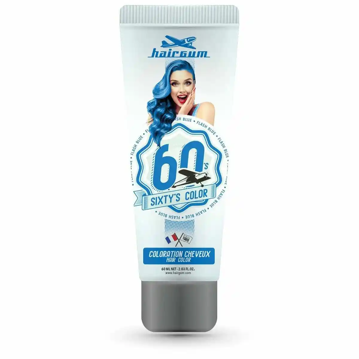 Coloration semi permanente hairgum sixty s color flash bleu 60 ml _4093. DIAYTAR COTE D'IVOIRE - Votre Plaisir Shopping à Portée de Clic. Explorez notre boutique en ligne et trouvez des produits qui ajoutent une touche de bonheur à votre vie quotidienne.
