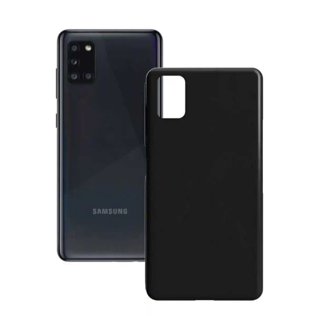 Coque samsung galaxy a31 contact silk tpu noir_2690. DIAYTAR COTE D'IVOIRE - Où la Qualité est Notre Engagement. Explorez notre boutique en ligne pour découvrir des produits conçus pour vous apporter satisfaction et plaisir.