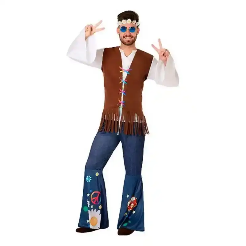 Deguisement pour adultes 110077 hippie_2266. DIAYTAR COTE D'IVOIRE - L'Art du Shopping Éclairé. Naviguez à travers notre plateforme intuitive et découvrez une variété d'articles soigneusement sélectionnés pour répondre à vos besoins et à vos envies.