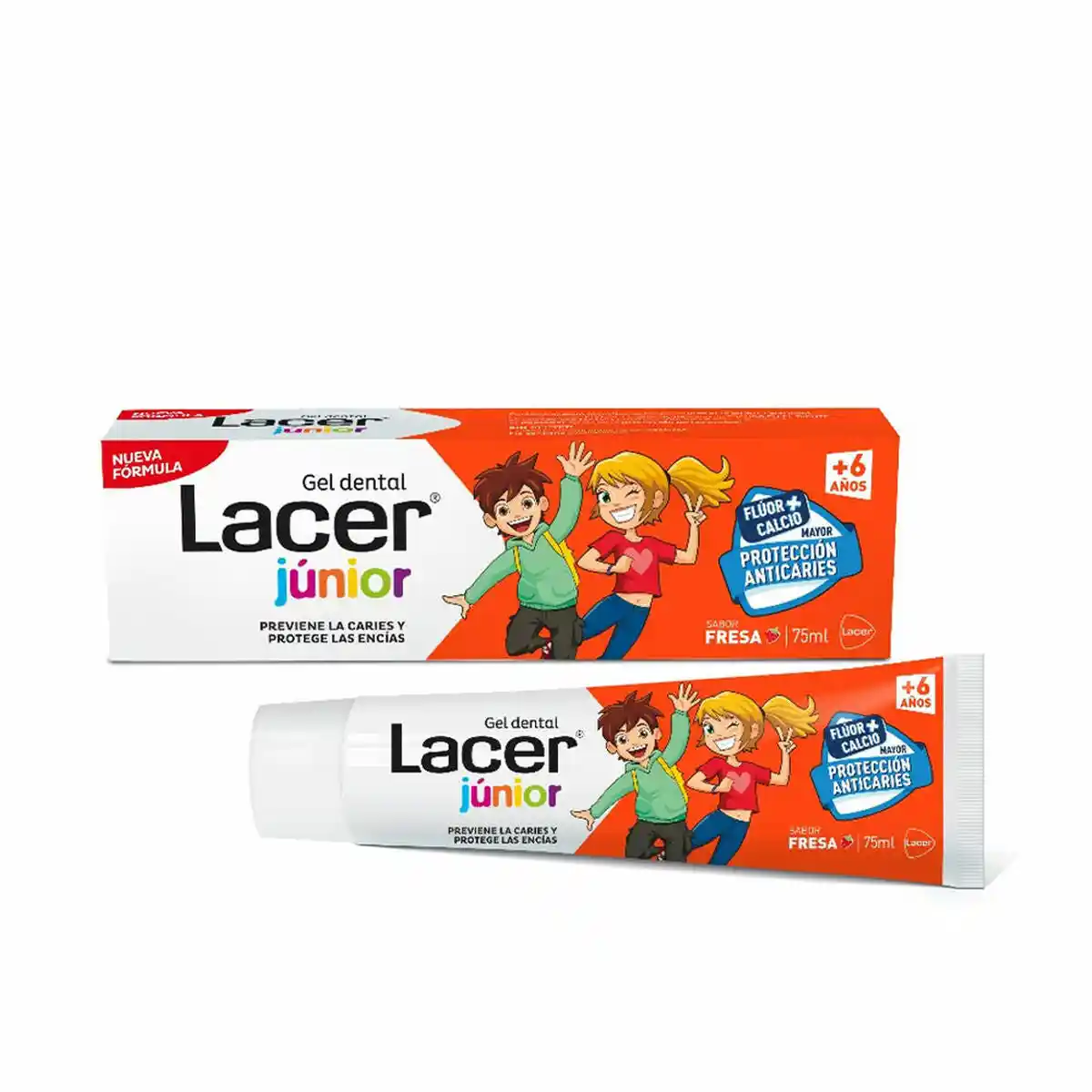 Dentifrice lacer fraise junior 75 ml _3028. Entrez dans le Monde de DIAYTAR COTE D'IVOIRE - Où la Satisfaction est la Priorité. Explorez notre sélection pensée pour vous offrir une expérience de shopping qui va au-delà de vos attentes.